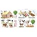 DECOWALL DWL-1407N Pony Club and Farm Animals Kids Wall Stickers Wall Decals Peel and Stick Removable Wall Stickers for Kids Nursery Bedroom Living Room Decor