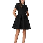 Shoshanna Women's Midnight Textured Jacquard Andie Dress