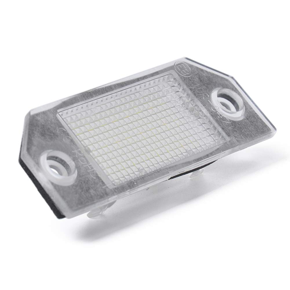 Elegante lámpara de luz para Placa de vehículo con Luces LED integradas