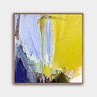 Framed Canvas Wall Art Abstract Color Painting Canvas Prints Home Artwork Decoration for Living Room,Bedroom - 16x16 inches