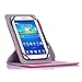 ProCase Universal 360 Rotating Stand Folio Case Cover for 7-8 inch Tablet Dragon Touch, Chromo Inc, ProntoTec, NeuTab, Nextbook, Tagital, Alldaymall, iRulu, RCA, iView Android Tablet (Pink, Magenta)