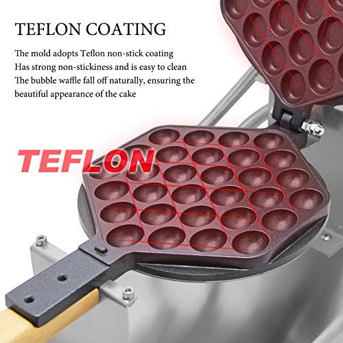 CGOLDENWALL Commercial Electric Hong Kong eggettes Egg Waffle Iron