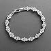 Mariell Wedding and Bridal Cubic Zirconia Crystal Tennis Bracelet, Jewelry Gift for Women, Brides, Mother of The Bride, 7 1/4