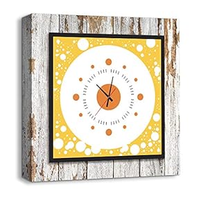 Canvas Wall Art Abstract Cute Clock...