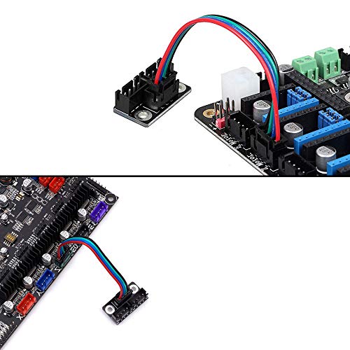 Aokin 3D Printer Parts and Accessories, 2pcs 3D Printer Stepper Motor Parallel Module with 100mm Cables for Double Z Axis Dual Z Stepping Motors Reprap Prusa Lerdge 3D Printer Board