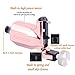 Yilong Rotary Tattoo Machine Space Aluminum Machine for Tattoo Artists used both shading and lining (pink)