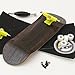Peoples Republic 32mm Ebony Complete Wooden Fingerboard w Nuts Trucks - Basic Bearing Wheels