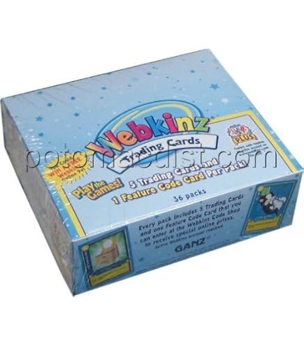 Amazon.com: Webkinz Series 4 Trading Cards Booster Box TCG (36