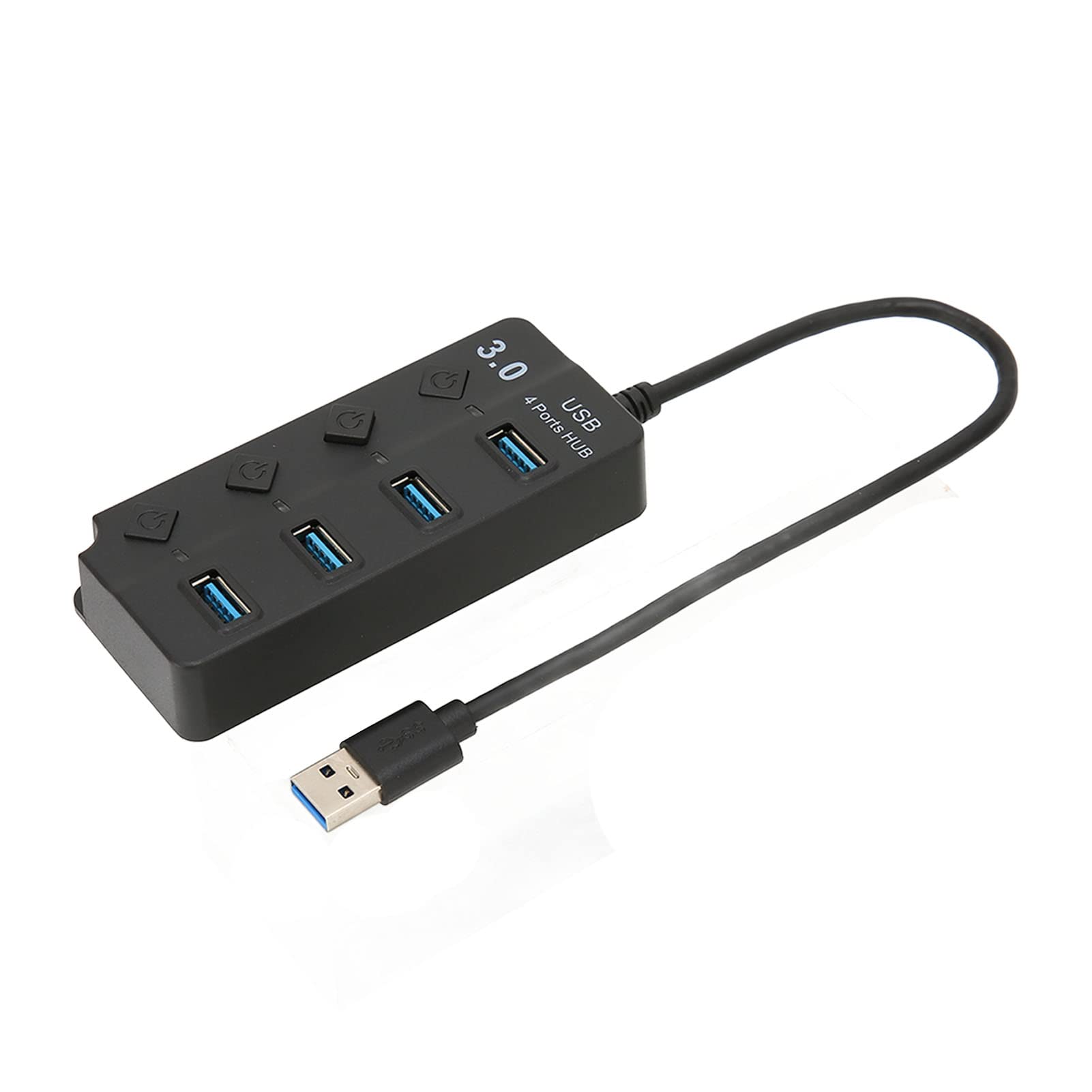 USB Hubs, 4 Port USB3.0 Hub Multiport Adapter Docking Station USB Splitter Cable, Compatible for for OS X tablet, for Linux