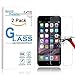 KATIN iPhone 8 7 6S 6 Screen Protector - [2-Pack] Tempered Glass for Apple iPhone 8, iPhone 7, iPhone 6S, iPhone 6 (4.7-inch) Easy to Install with Lifetime Replacement Warranty