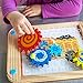 Fat Brain Toys Go Go Gears! - Wooden Size-Matching Puzzle for Preschoolers Ages 3+