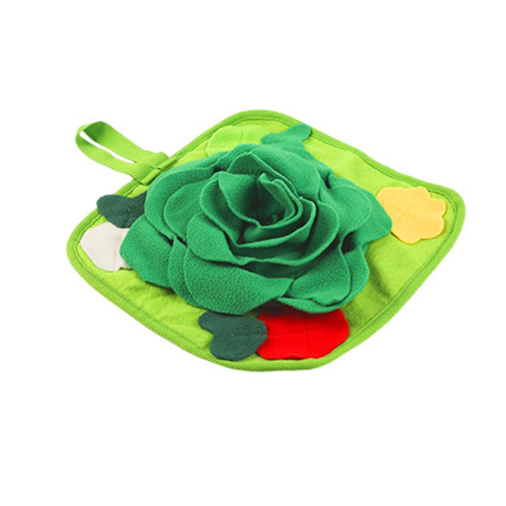 PLUSHCEWT Snuffle Mat for Dogs,Lick Mats for Dogs,Interactive Feeding Game for Boredom and Mental Stimulation,Snuffle Mat for Puppies Feeding Training for Medium Small Pets (Style-B)
