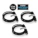 6FT HDMI Cable, iMacket ® High-Speed HDMI Cable - 6.5 Feet (2 Meters) Supports Ethernet, 3D, 4K and Audio Return for HDTV PS3 PS4 Xbox ONE [3-Pack]