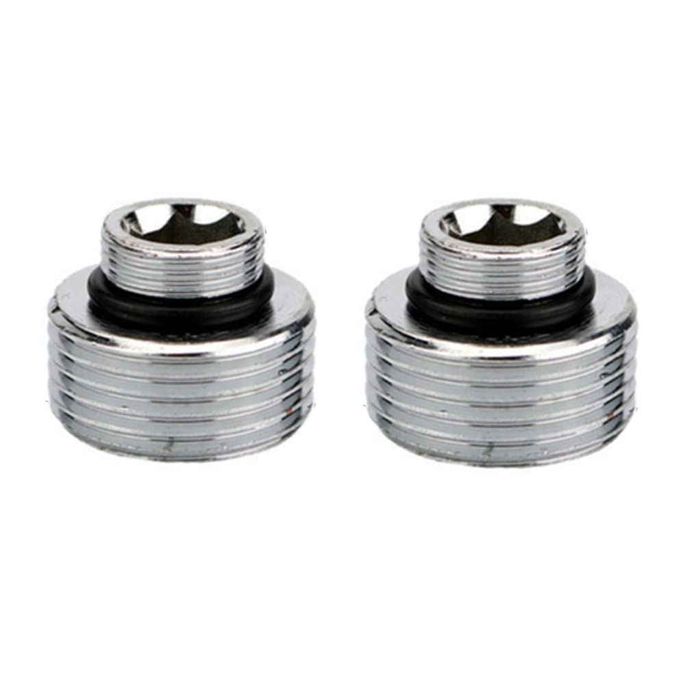 Brass Faucet Adapter, Male Thread Bathroom Tap Aerator Connector for Sink Faucet Water Purifier Adapter Aerator (M16 X G3/4")