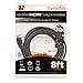 SumacLife SL8HDMIHDMI Black HDMI to HDMI Cable - 8 Feet, Gold Plated Connectors, 1080p with Ethernet Support