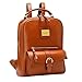 Tinksky® Vintage Shoulders Bag Fashion Student Backpack School Bag (Brown)