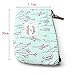 Generic Floral Canvas Different Colors Cute Girls Pen Bag Pencil Case Cosmetic Makeup Bag Pouch Pocket Case Pack Of 4