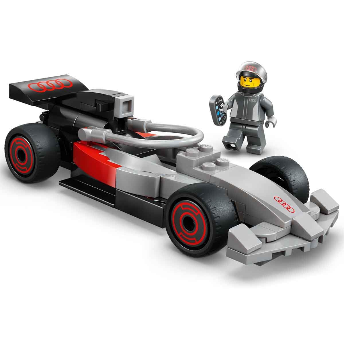 LEGO City F1 Truck mit Audi F1 Rennwagen - Spielzeug Modellbau mit 3 Minifiguren und Fahrzeug Hebefunktion - Geschenkidee für Jungen ab 7 Jahren und Motorsportfans - 60493 4