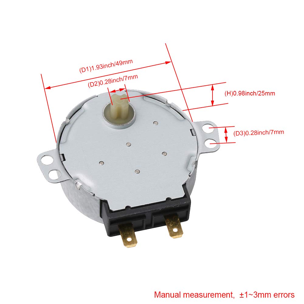 Yibuy 2 x 120 V Microondas Horno Turntable Motor 3 RPM ST16 ...