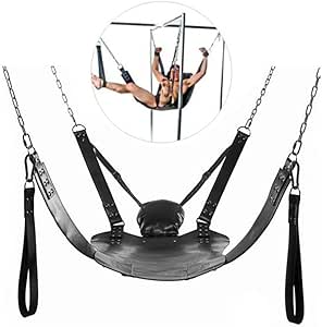 Amazon.com: Love Swing Hammock Luxury Leather Adult Swing with Cushion