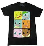 Pokemon Gen One Pikachu Bulbasaur Eevee Boxes T-shirt