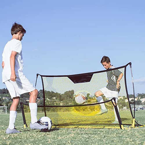 Portable Soccer Rebounder Net Large 2 in 1 Skills Rebounder Net Soccer