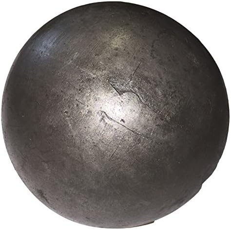 Hollow 3" steel ball weldable DIY project component (1-pack)