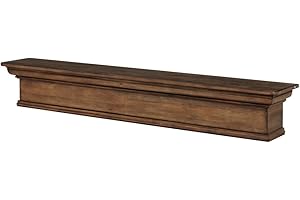 Pearl Mantels 420-60-15 Savannah Mantel Shelf, 60-Inch, Taos Finish
