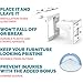 Baby Safety Magnetic Cabinet Lock Kit w/ Corner Guard: Child Security is Now Easy! 4 Babyproof No Drill Locks for Kitchen & Bedroom Cabinets, Drawers & Doors. Toddler Proofing Tool For Drawer & Door