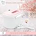 (Upgraded) MEMI Dreamy Wipes Warmer | Holder | Easy-USE | Perfect Gift |(Pink Rose))