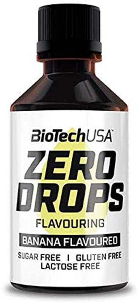 BioTechUSA Zero Drops, Banana, 65 g
