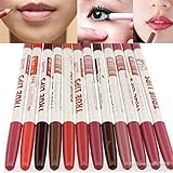 ShungHO 12PCS Lot Colors Prof Lipliner Waterproof Lip Liner Pencil Makeup Cosmetic Set