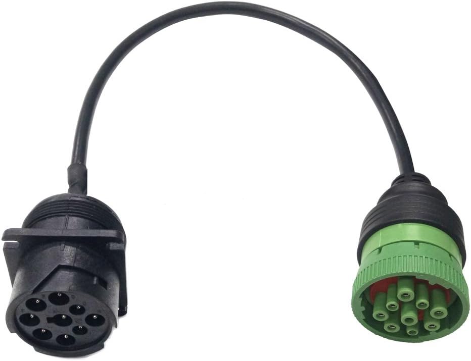 Ocstar SAE J1939 Type1 to J1939 Type2 Adapter Male to Female 9 Pin