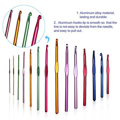 3 Luxbon+Multi+Coloured+Aluminum+2mm+10mm+Knitting