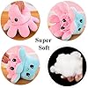 JXMORE Soft Reversible Octopus Plush Toys - Flippy Mood Octopus Reversible Plushies - Stuffed Happy Sad Octopus Gifts…