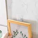 CONGGUAN 12 Pieces Adhesive Picture Hooks Self Adhesive Wall Hangers view 4