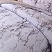 NTBED Marble Comforter Set Queen with 2 Matching Pillow Covers Lightweight Printed Quilted Microfiber Bedding Sets