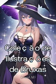Livro Coleção de Ilustrações de Bruxas (Novel AI)