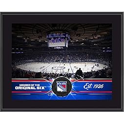 New York Rangers 10" x 13" Sublimated Team Stadium Plaque - NHL Team Plaques and Collages