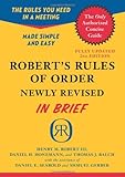 Robert's Rules of Order Newly Revised In Brief, 2nd edition (Roberts Rules of Order in Brief)