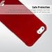 GOOSPERY Pearl Jelly for Apple iPhone SE Case (2016) iPhone 5S Case (2013) iPhone 5 Case (2012) Slim Thin Rubber Case (Red) IP5-JEL-RED