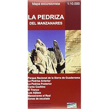 La Pedriza del Manzanares. Mapa excursionista La Pedriza del Manzanares. Mapa excursionista