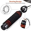 Skipping-Rope-Adult-Fitness-Speed-Jump-Rope-for-Exercise-with-Soft-Foam-Handles-for-Women-Men-Kids-Adjustable-Skip-Jumping-Ideal-for-Calorie-Fat-Burning-Home-Gym-Boxing-Workout-Training Skipping Rope Adult Fitness Women - Jump Ropes for Fitness with Soft Foam Handles For Women Men & Kids - Adjustable Skip…