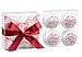 Home Spa Bath Gift Basket Stocking Stuffer Bath Fizzies Set - Strawberry, Golden Aura Floral & Sandalwood, Apricot Yogurt&Chia Seed, etc