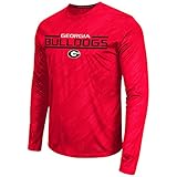 Colosseum NCAA Men's Sleet Embossed Long Sleeve Performance T-Shirt