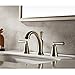 ENZO RODI 8 inch Bathroom Faucets Widespread Brushed Nickel, Two-Handle Bath Lavatory Vanity Sink Faucet, for 3-Holes Wide Spread Set, with Metal Lift Pop-up Drain Assembly, Transitional Mid-Arc Spout