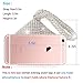 TOPCHANCES Women's Triangle Bling Clutch Purses and Handbags, Rhinestone Evening Bags and Clutches for Women Gilrs (Silver)