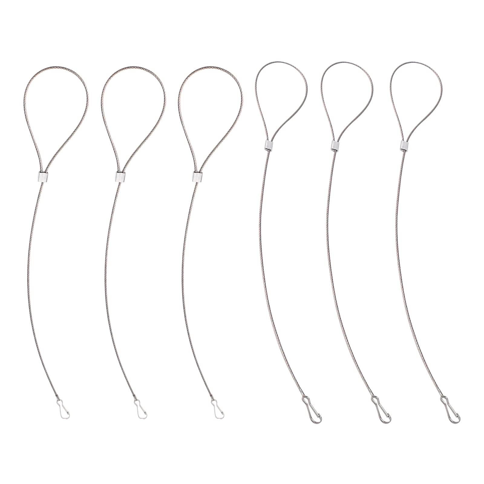 GORGECRAFT Latch Cable Pull Stainless Steel Gate Lock Opener String Adjustable Wooden Fences Cord Metal Hanging Rope for Garden Backyard Door Home Office Supplies Accessories, Silver