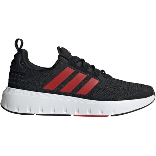Amazon.com | Adidas Adult Lite Racer 2.0 Core Black/Core Black/Vivid Red 13  | Road Running