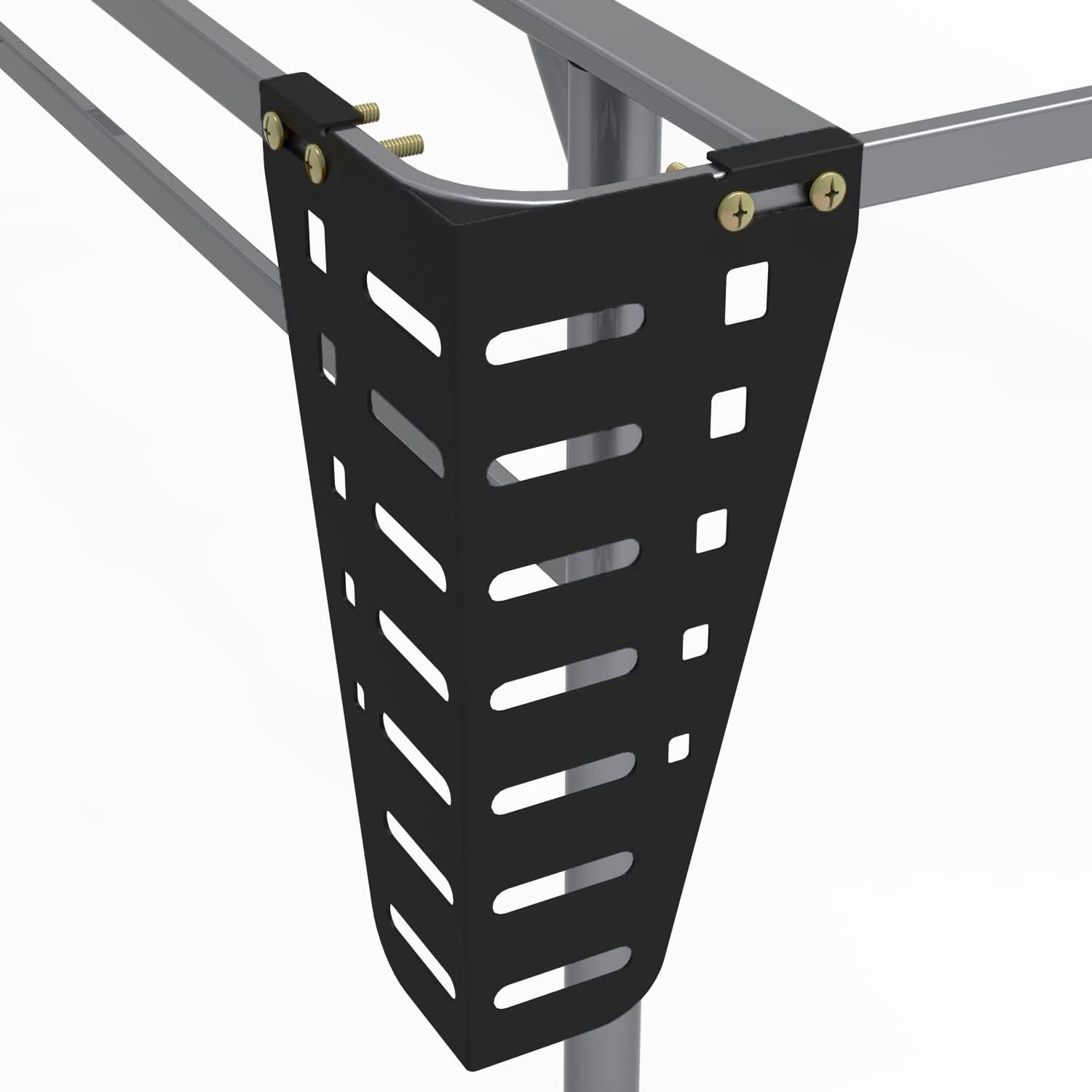 Photo 1 of 2 Pcs Headboard Brackets for Metal Bed Frame,Adjustable Headboard or Footboard Brackets Attach Headboard to Bed Frame,Compatible with 14,16,18inches Bed Frame